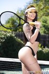 Tattooed Tennis Babe Gina Valentina Gets Boned Outdoors photos (Xander Corvus)