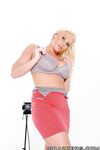 Curvaceous Big Titted Milf Model Sadie Swede Strips Naked And Gets Humped