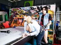 Juggy Female Security Agent Ryan Keely Seduced Young Dude