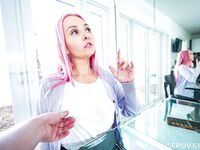 Smiley Pink-haired MILF Aaliyah Love Gets Pounded In POV