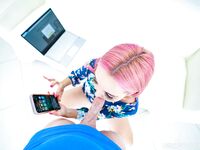 Smiley Pink-haired MILF Aaliyah Love Gets Pounded In POV