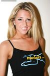 Tanned Fair-haired Amateur Model Sammie Rhodes Gets Her Sexy Melons Out