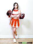 Dark-haired Cheerleaders Maya Woulfe And Megan Mistakes Shagged In The Classroom