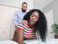 Charlotte Lavish And Advoree Lick Their Chubby Pussies While Getting Fucked