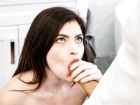 Busty Brunette Nicole Rae Gets Pounded On The Floor