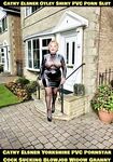Cathy Shiny Plastic PVC Porn High Heels Otley Slut Granny