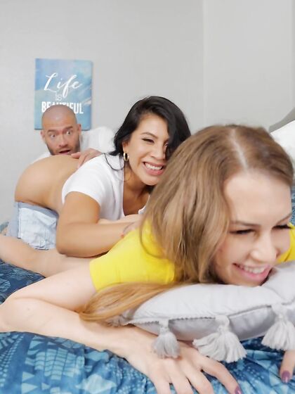 Fucking Both Roommates photos (Kendall Kayden, Tokyo Lynn, Xander Corvus)