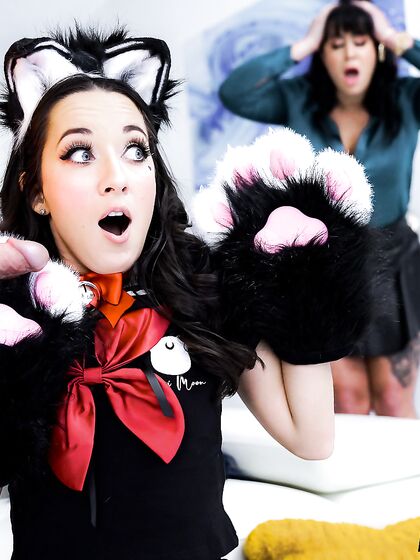 Wild Brunettes Freya Von Doom And Misty Meaner Get Fucked Good And Proper