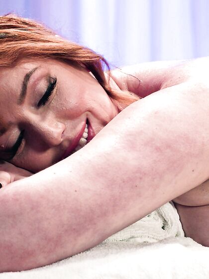 Busty Redhead Nymphs Lauren Phillips And Octavia Red Fucking On The Massage Table