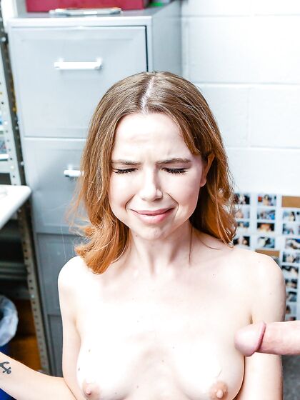 Naughty Redhead Teen Alina West Shagged By Cocky Security Guard