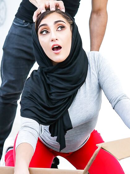 Naughty Arab Girl In Hijab Takes Good Care Of Derrick's Cock photos (Jezebeth)