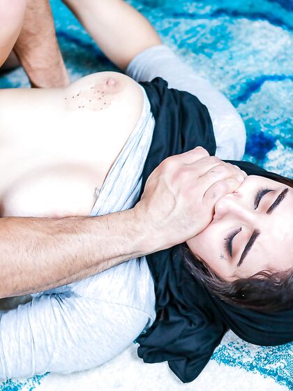 Naughty Arab Girl In Hijab Takes Good Care Of Derrick's Cock photos (Jezebeth)
