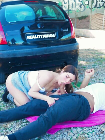 Pigtailed Minx Agatha Shay Gets Properly Fucked Outdoors