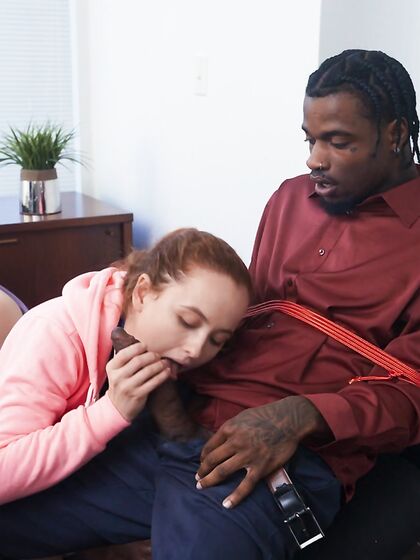 Lucy Lotus And Red Eviee Share Massive Black Dick