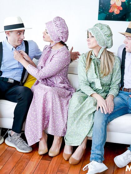 Amish Sluts Enny Barber And Pristine Edge Get Fucked Balls Deep photos (Penny Barber)