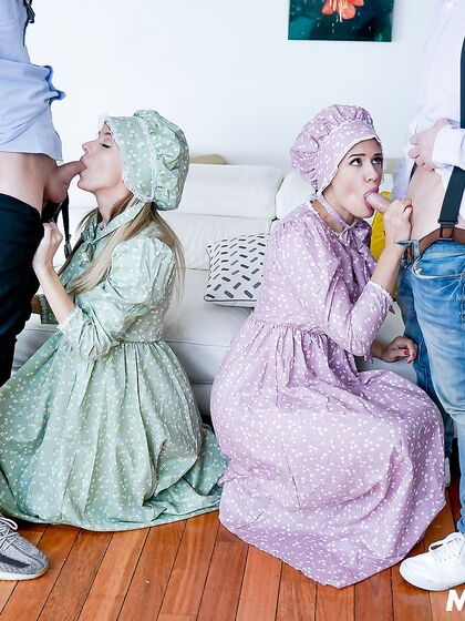 Amish Sluts Enny Barber And Pristine Edge Get Fucked Balls Deep photos (Penny Barber)