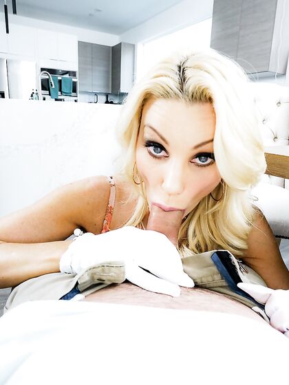 Silicone Housewife Brittany Andrews Enjoys Hot POV Pounding
