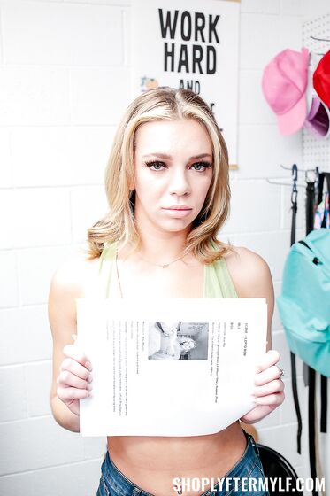 Naughty Blonde Ladies Tiffany Watson And Brittany Andrews Get Punished For Stealing