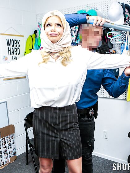 Blonde-haired Nona Victoria Zdrok Gets Punished For Stealing