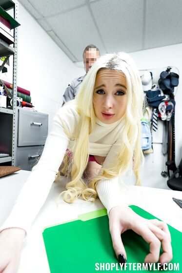 Naughty Blonde MYLF Naomi Ryder Gets Punished For Stealing