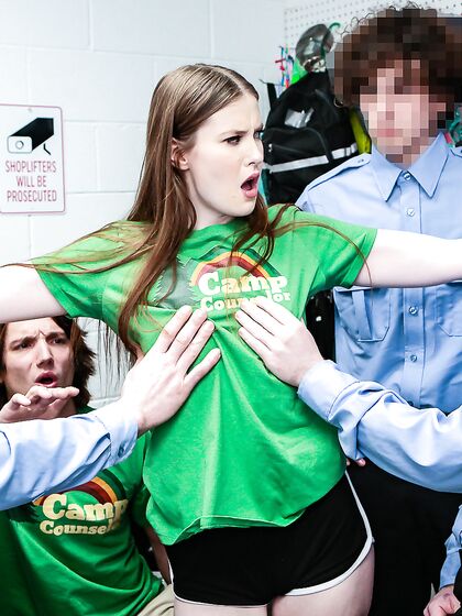 Long-haired Minx Athena Heart Gets Punished For Stealing