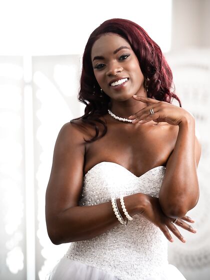 Petite Black Bride Ana Foxxx Gets Fucked In Standing Position After Receiving Oral