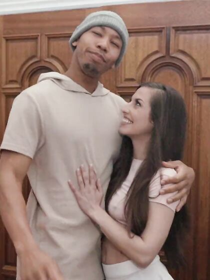 Spencer Bradley Takes Cum On Her Face After Sucking And Riding Massive Black Cock