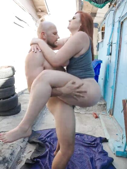 Chubby Whore Abigaiil Morris Enjoys Fucking In Public