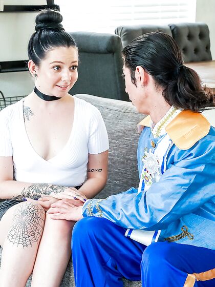 Smiley Brunette Lily Thot Gets Nicely Fucked In Bed