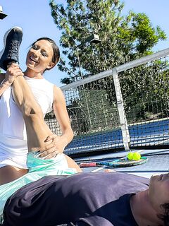 Dark-haired Nymph With Bubbly Tits Sucks And Rides Stepson's Tool With An Extra Passion photos (Cassie Del Isla)