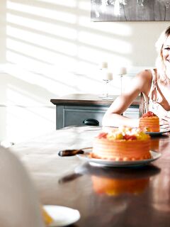 Kenna James Sucks Big Cock And Licks Balls Before Getting Laid