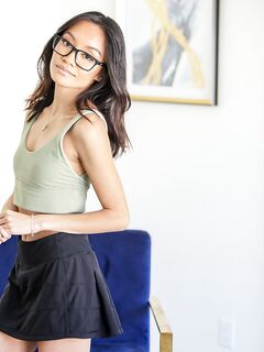 Tiny Asian Girl Jade Kimiko Takes Cum On Her Butt Cheeks After A Nice Fuck