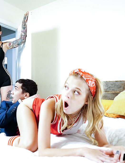 Coco Lovelock And Rocky Emerson Get Fucked By Cocky Teenager