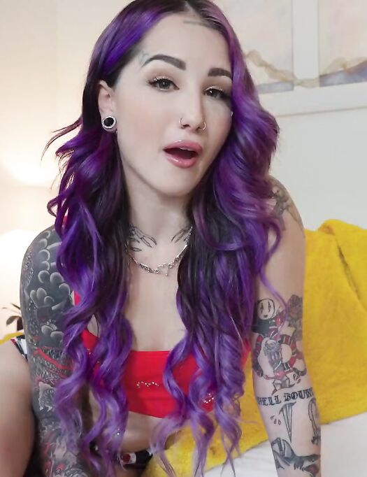 Inked Babe Valerica Steele Takes Good Care Of BBC