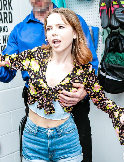 Naughty Redhead Teen Alina West Shagged By Cocky Security Guard
