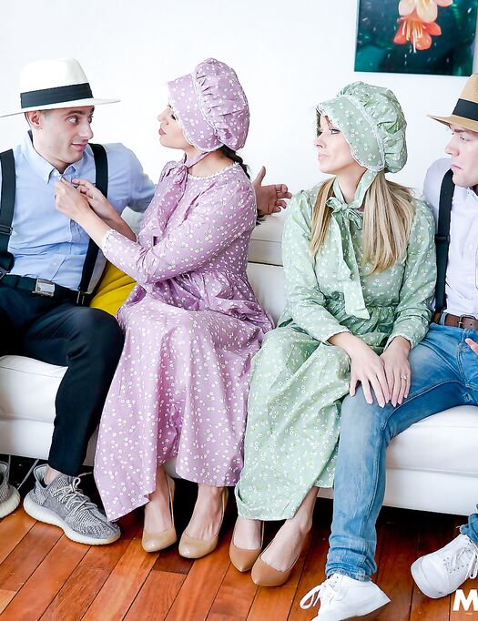 Amish Sluts Enny Barber And Pristine Edge Get Fucked Balls Deep photos (Penny Barber)