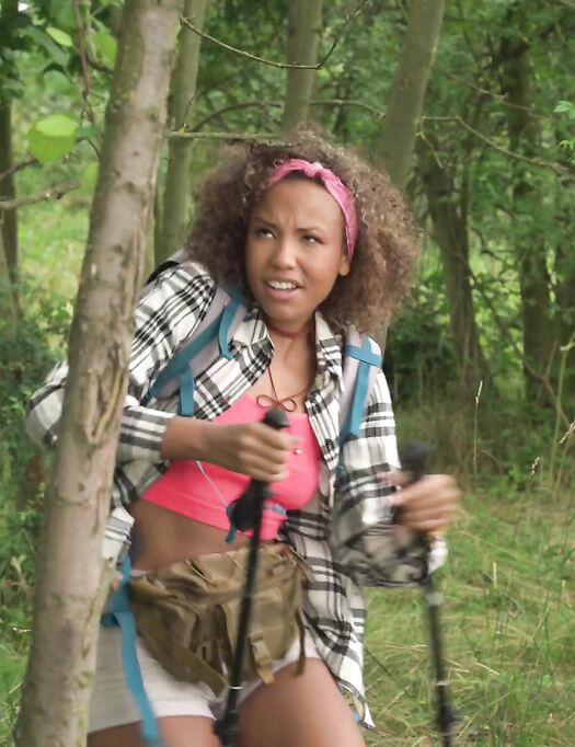 Curly-haired Cutie Romy Indy Gets Fucked In A Tent