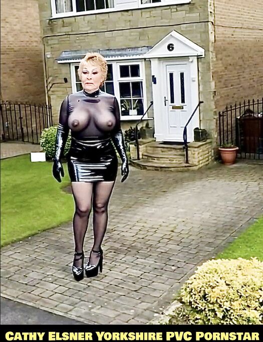 Shiny Plastic PVC Skirt Porn High Heels Slut